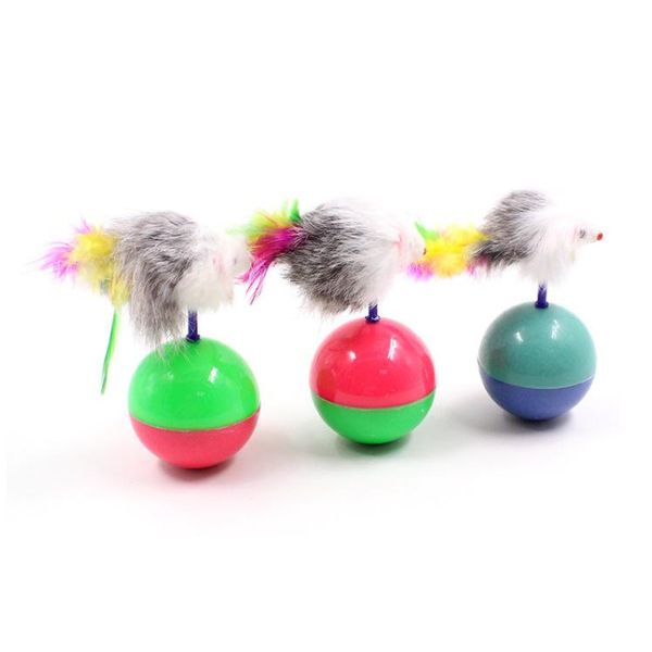 Jouet pour chat, griffe molaire, boule de plumes de Sisal, jouets, prix de gros, Teaser, hochet à mâcher, jouets à gratter, YHM767