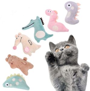 Juguete para gatos, Mini gato, hierba gatera, divertido juguete interactivo de dientes de gato de peluche, gatito para mascotas, garras para masticar, mordedura de pulgar, suministro para mascotas GC644