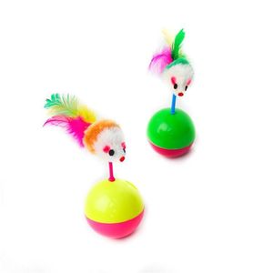 Jouets pour chats, 1 pièce, Durable, animal de compagnie Mimi préféré, gobelet en fourrure, souris, chaton, balles de jeu en plastique pour attraper les chats, fournitures pour chats