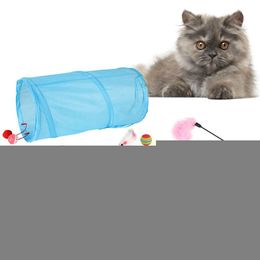 Cat Toys 20 PCS PET Set Diverse teaser Katten Oefening Speelgoed Mouse Sisal Ball voor 2023