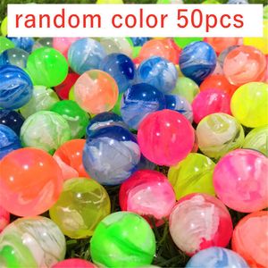 Cat Toys 20 -stcs/veel rubber 19 mm wolken Bouncy ballen grappige speelgoed springballen mini neon swirl bouncing balls kinderen sportspeelgoed ballen kat speelgoed g230520