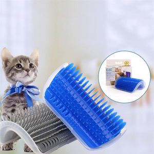 Jouets pour chats 4 couleurs, jouet pour animaux de compagnie, coin brosse pour chats, peigne, jeu en plastique, poils à gratter, masseur d'arc, auto-toilettage, grattoir Roduct298i