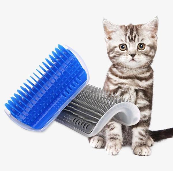 Cat Toys 4 Color Pet Toy Corner Cats Pincel Play Play Plastic Scratch Bristles Arch Massager Sabull Grooming Scratcher Roducto1414046