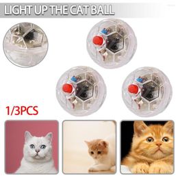 Cat Toys Activated Light Up Balls Paranormale apparatuur Ghost Motion Interactive Toy Color Changing Flash Ball Pet