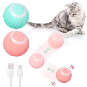 Cat Toys Automatic Rolling Ball Electric Interactive for Cats Training Self Moving Kitten Indoor Playing Gatos