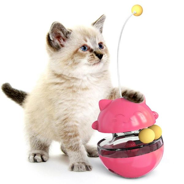 Juguetes para gatos, juguete divertido para gatos, herramienta de entrenamiento para mascotas, bola con fugas, vaso educativo, productos para mascotas, accesorios