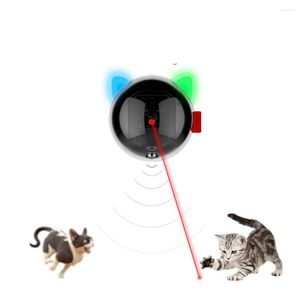 Cat Toys Drop Automatic Toy Interactive USB LED Pointer Roterend bewegende elektronische pen Laser grappig product