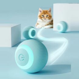 Jouets pour chats boule électrique roulement automatique intelligent pour chats formation chaton auto-mobile jeu interactif intérieur