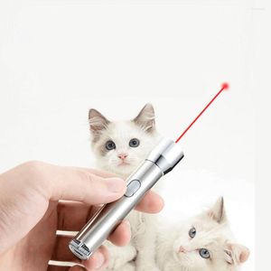 Cat Toys Funny Laser Pet Toy Red Dot Light Creative Sight Pointer Pen Interactive LED USB UV