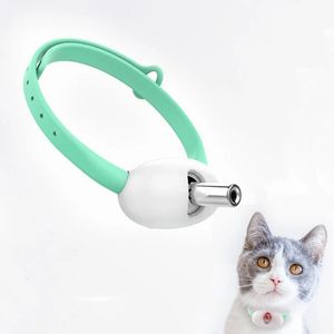 Jouets pour chats Collier de chat taquin laser intelligent électrique USB charge chaton jouets amusants taquin automatique formation interactive fournitures pour animaux de compagnie 231011