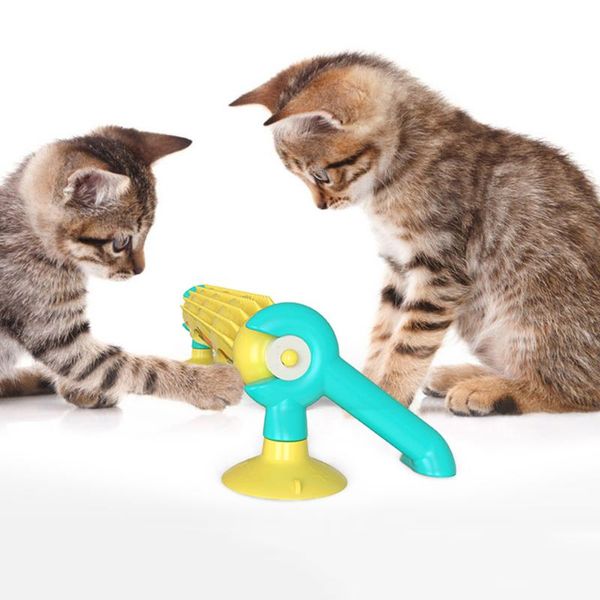 Juguetes interactivos para gatos, juguete para mascotas para gatitos, rascado, picazón, entrenamiento, educación con bola de seguimiento, productos de rompecabezas, suministro de venta