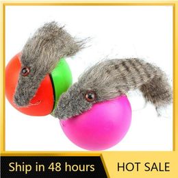 Cat Toys Interactive Toy Dancing Moving Simulation Cats Funny Electric Ball voor Pet Dog Beaver Weasel Rollling