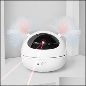 Jouets pour chats, jouet interactif, Robot Laser électrique, taquin plume, fournitures pour animaux de compagnie intelligentes, livraison directe, maison jardin Dhuph