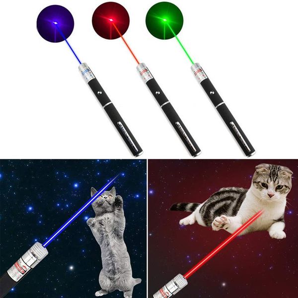 Jouets Laser pour animaux de compagnie, pointeur lumineux à points rouges, vue 530nm 405nm 650nm, stylo haute puissance interactif