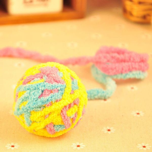 Chat jouets ligne balle Pet chaton corde noeud jouet créatif Animal fait à la main accessoire produit