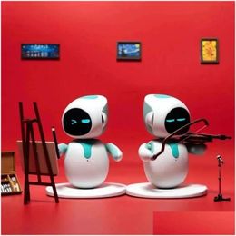Toys de chat Pas besoin de WiFi et Bluetooth Eilik Robot Intelligent Interaction émotionnelle AI Puzzle Toy Toy Desktop Pet Voice Dro Dhkdc