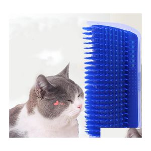 Chat Jouets Pet Peigne Amovible Coin Gratter Frotter Brosse Épilation Mas Toilettage Fournitures De Nettoyage Drop Delivery Maison Jardin Dhcj5