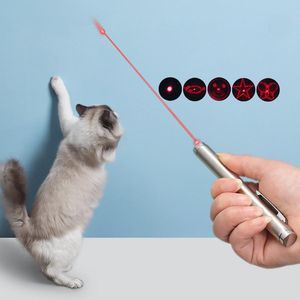 Cat Toys Pet Funny Stick met 3 in 1 patroon mini rotatie aanpassing interactief speelgoed