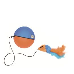 Jouets pour chats, jouet interactif en plumes de chat pour animaux de compagnie, jouets automatiques pour chaton pour chats d'intérieur, jouet balle/souris électrique intelligent (jouet automatique pour chat) H31