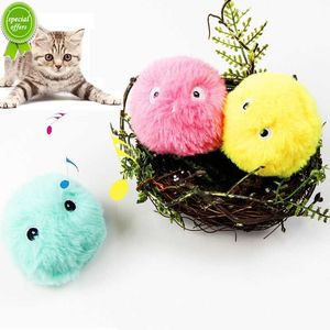 Jouets pour chat fournitures pour animaux de compagnie mignon produit pour animaux de compagnie pour chaton jouet de formation de chat électrique balle interactive intelligente jouet d'herbe à chat pour chaton grinçant