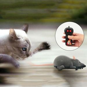 Kat Speelgoed Huisdieren Katten Draadloze Afstandsbediening Muis Elektronische RC Muizen Speelgoed Voor Kids287M