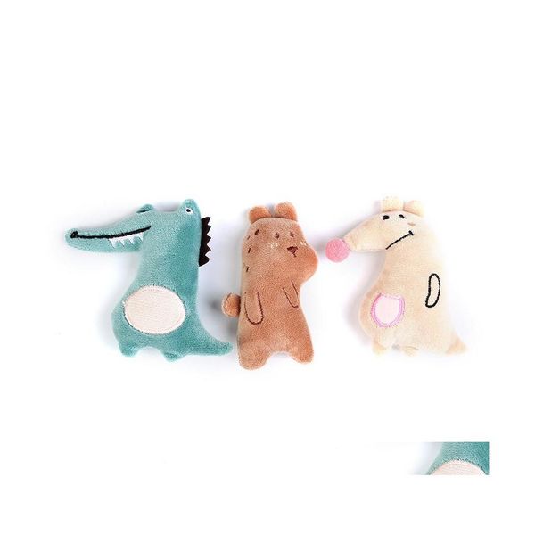 Jouets pour chats Animaux de compagnie Jouet Crocodile Muppet Poupée Kangourou Intéressant Ours Jouet En Peluche Chat Menthe Poivrée Jouets De Mode Fournitures Pour Animaux De Compagnie 1 8Cw K2 Dhkef