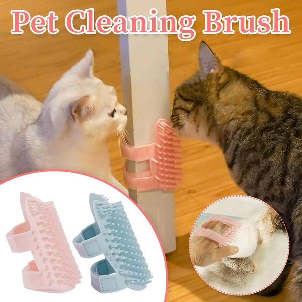 Juguetes para gatos, cepillo de dientes de goma para mascotas, palo para masticar perros, cepillado de dientes, limpieza, masaje, cuidado Natural no tóxico