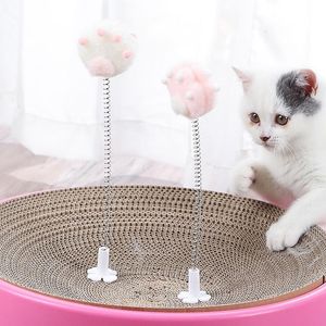 Cat Toys Scratcher Wand interactief speelgoed Leuke verwijderbare kitten teaser kras grappig spel