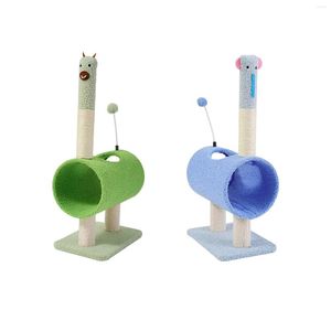 Jouets pour chat Les poteaux à gratter tiennent debout 71,1 cm Base stable de lit de maison