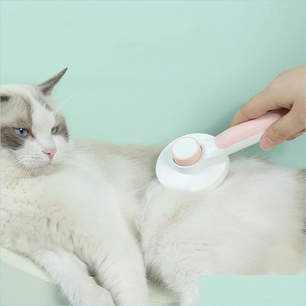 Juguetes de gato Autoinscripting swicker cepillo para perros y gatos elimina la capa inferior d cabello masa partícula peet pein imps circulación entrega 202 dhux3