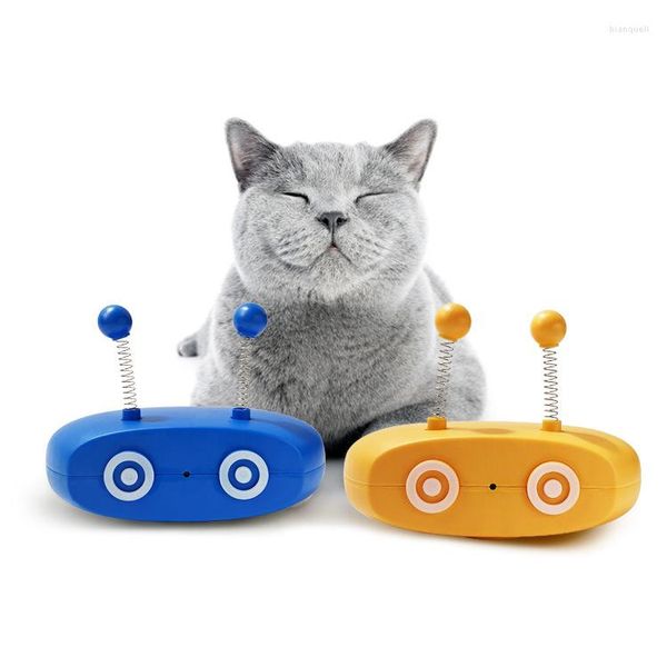 Cat Toys autopropulsado Toy Electric El Electric Láser Tanking Stick Tirntable recargable Cargo USB inteligente