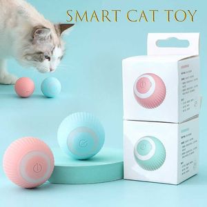 Smart Cat Toys Cat Toys Automatisch Rolling Ball Electric Cat Toys Interactive for Cats Training Self Moving Kitten Toys Pet Accessories G230520