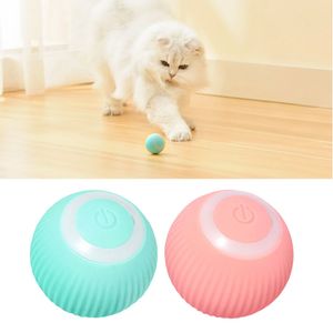 Jouets pour chats Smart Electric Cat Ball Toys Jouets de chat roulants automatiques pour l'intérieur Interactif Playing Cats Training Self-moving Kitten Toys 230625