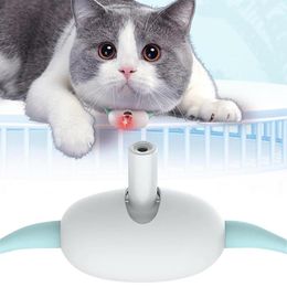 Cat Toys Terrain Dog Reflective Collar Wearable Automatisch met LED -verlichting Elektrische slimme entertainment Indoor
