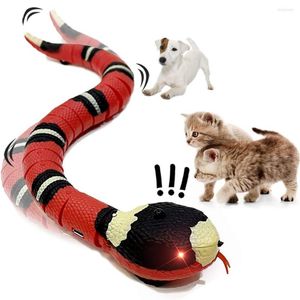 Chat jouets jouet électrique intelligent détection serpent interactif automatique Induction taquiner pour animaux de compagnie chiens chaton drôle jeu chats