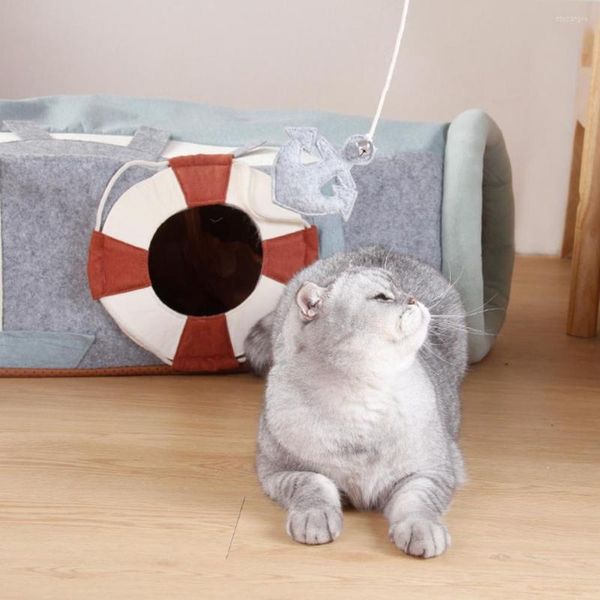 Jouets en Tube pour chat, jouet lavable, Tunnel interactif intérieur et extérieur pour animaux de compagnie