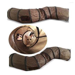 Chat Jouets Tunnel Interactif Drôle Pet Tunnels Jouer Tente Chaton Cube Crinkle Pliable Pour Chats Peek And Hide