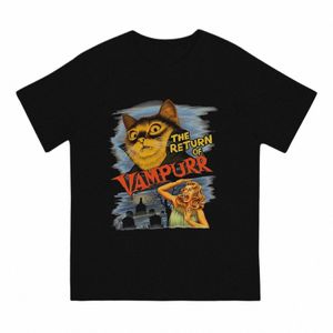 Cat Vampire Camisetas para hombre Cat The Return Of Vampurr Camisetas divertidas Manga corta Cuello redondo Camiseta Cott 4XL 5XL Tops w0iX #