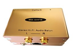 Cat5 Analógico RCA AV Audio Islator Extender hasta 1 km Hum Killer Hifi Audio Extender1112860