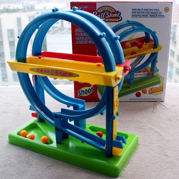 Livraison gratuite catapulte Desktop Hand Eye Puzzle Brain Track Shinger Gift Gift Marbre Double Motion Coordination Child Toy Toy Game