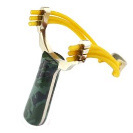 Catapulte Puissante En Alliage D'aluminium Slingshot Shot Professionnel Arc SlingShot Sling Chasse Camping Camouflage Arbalète En Plein Air Svsrj