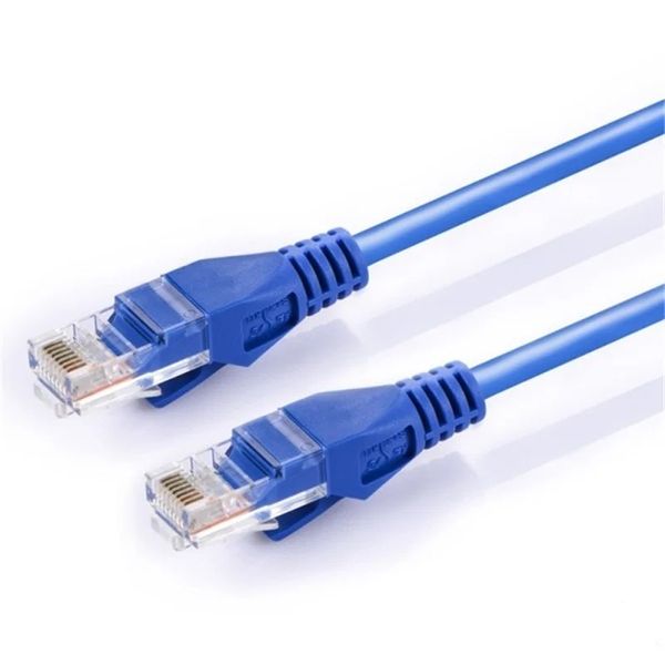 Câble réseau de catégorie 5, 1000 m/s dans 5 mètres, cavalier bleu A Cat 5E, câble réseau A, fil LAN, paire torsadée, quatre paires