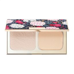 Catkin Makeup Face Pressed Powder Foundation Compact Matte Matte Poros Silky suave textura cremosa 240327