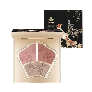 CATKIN Powder Blush Pink Nude Eyeshadow Palette Cheek Highlighter Make-up 231229