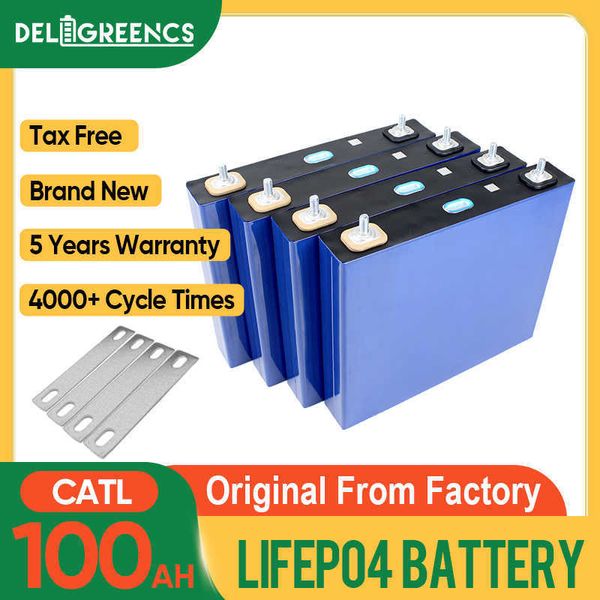 CATL12V 24V 36V 48V 100AH nouvelle batterie LiFePO4 cellules Lithium ion 3.2V Lifepo4 Batteries en stock livraison gratuite