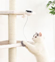 Katten Honden Elektronische Speelgoed Pet Levert Teaser Cat Interaction Benefieten Intelligentie Power Gedreven Hefbal Toys Nieuwe Collectie 25MC J2