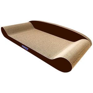 Poste de rascador para gatos y gatitos, juguete de papel corrugado interactivo para mascotas, juguetes de entrenamiento para gatos, rascador de gato de sisal, tablero 210929