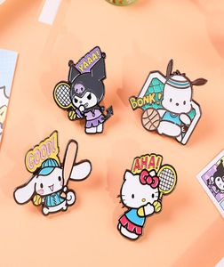 Broches en émail dur pour chats kuromi, jeux de films animés mignons, collection de broches de dessin animé en métal 9539750