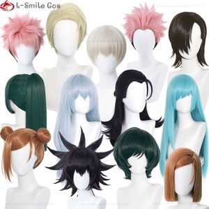 Catsuit Costumes Anime Jujutsu Kaisen Gojo Satoru Mahito Inumaki Toge Zenin Maki Yuuta Okkotsu Fushiguro Touji Kugisaki Nobara Cosplay perruque fête