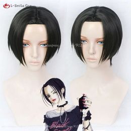 Catsuit Costumes Anime NANA Oosaki Cosplay court noir résistant à la chaleur cheveux synthétiques Nana Osaki Halloween fête femmes perruques + bonnet de perruque